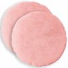 vidaXL Prevleka za blazino 2 pcs HEERLEN Roza &Oslash; 30 cm Flanel