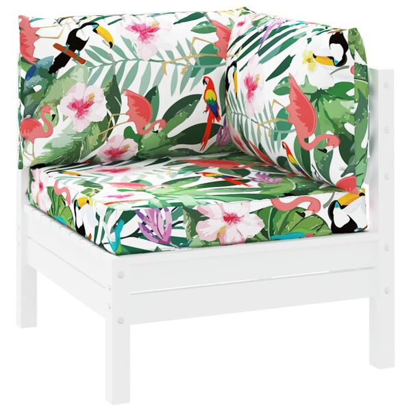 vidaXL Blazina za palete 3 kosi večbarvno oxford blago