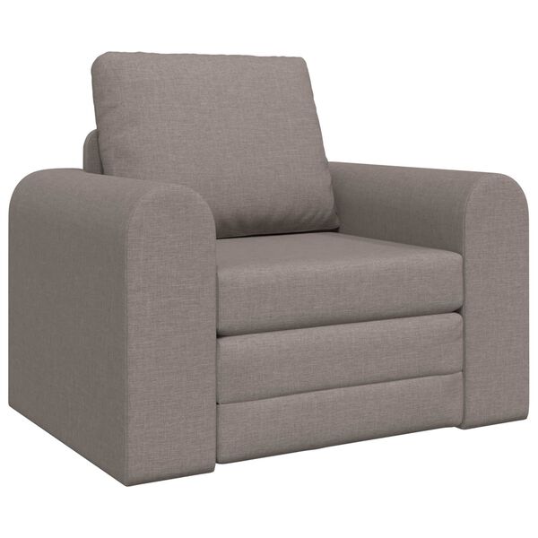 vidaXL Sofa postelja Taupe 98 x 71 x 83 cm blago