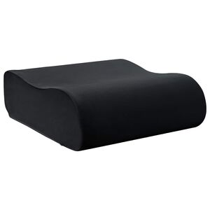 vidaXL Blazina za sedež Enobarvno Črna 40 x 40 x 13 cm PU pena
