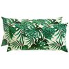 vidaXL Prevleka za blazino 2 pcs HEERLEN Vzorec listja 40 x 80 cm