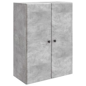 vidaXL Omara za steno Betonsko siva 66 x 34,5 x 90 cm Inženirski les