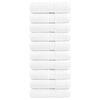 vidaXL Premium brisače za goste SOLUND 10 kosov bele 30x50 cm 600 g/m&sup2;