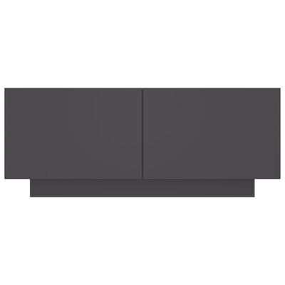 vidaXL Nočna omarica siva 100x35x40 cm iverna plošča
