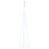 vidaXL Akrilni okrasni LED stožec hladno bel 90 cm