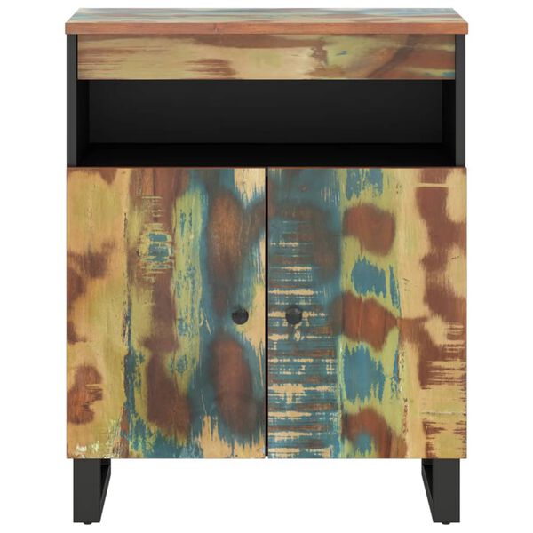 vidaXL Komoda z 2 vrati 60x33x75 cm trden predelan les