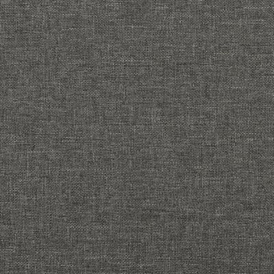 vidaXL Posteljni okvir temno siv 120x190 cm tkanina