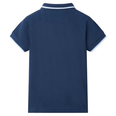 Otroška polo majica temno modra 92