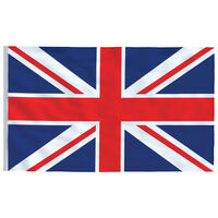 vidaXL Zastava Velike Britanije 90x150 cm