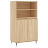 vidaXL Visoka omara sonoma hrast 60x36x110 cm inženirski les