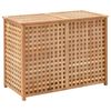 vidaXL Ko&scaron; za perilo 87,5x46x67 cm trdna orehovina