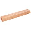 vidaXL Stenska polica svetlo rjava 60x10x6 cm trdna hrastovina