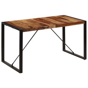 vidaXL Jedilna miza 140x70x75 cm trden palisander