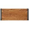 vidaXL Klubska miza Rjava 120 x 50 x 38 cm Masiven les akacije