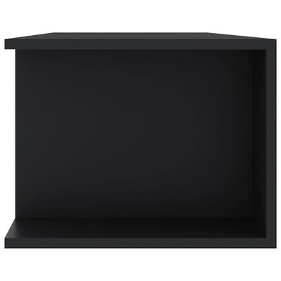 vidaXL TV omarica z LED lučkami črna 135x39x30 cm