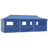vidaXL Zložljiv pop-up vrtni &scaron;otor z 8 stranicami 870x291x315 cm moder