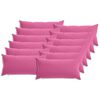 vidaXL Prevleka za blazino 12 pcs HEERLEN Roza 40 x 80 cm Poliester