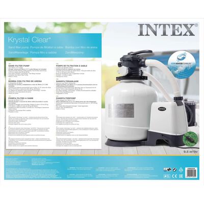 Intex Krystal Clear Črpalka s peščenim filtrom 26652GS 12 m³/h