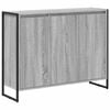 vidaXL Stranska omara Siva Sonoma 96,5 x 30 x 75 cm Inženirski les
