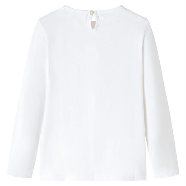 Otroška majica z dolgimi rokavi bež 92