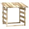 vidaXL Pregola s streho 100x90x100 cm impregnirana borovina