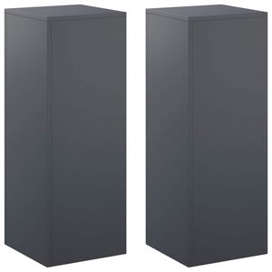 vidaXL Stojalo za rastline 2 pcs Antracit 30 x 30 x 80 cm