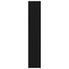vidaXL Knjižne omare 2 kosa zložljiva črna 30x30x80 cm inženirski les