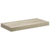 vidaXL Stenske police 4 kosi barva hrasta 50x23x3,8 cm MDF