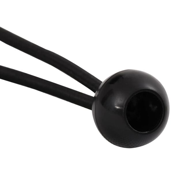 vidaXL Bungee elastične vrvi z žogico 25 kosov 21 x 0,5 cm