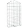 vidaXL Obokana gabonska ko&scaron;ara 100x30x160/180 cm pocinkano železo