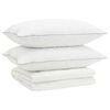 vidaXL 90% Gosji puh set odej FULDA 3 kos 240 x 260 cm Poletje 100 GSM