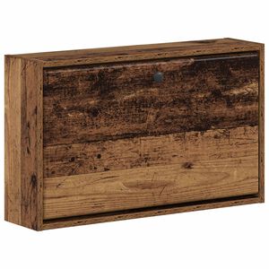 vidaXL Omara za čevlje, pritrjena na steno BREDA 71 x 17 x 43 cm