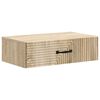 vidaXL Stenska stranska miza 59 x 34,5 x 17 cm Inženirski les