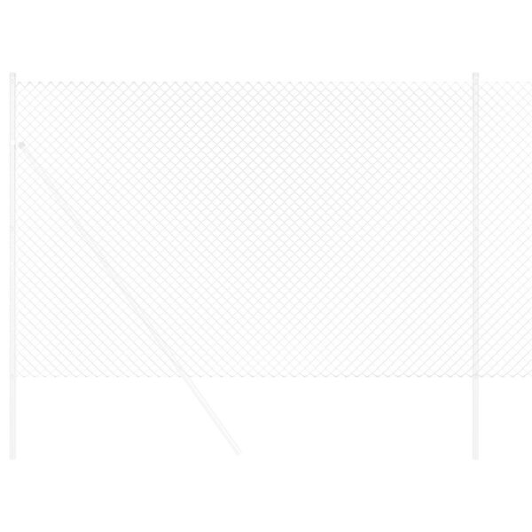 vidaXL Ograja iz verižne povezave srebrna 10 x 1,5 m Pocinkano jeklo