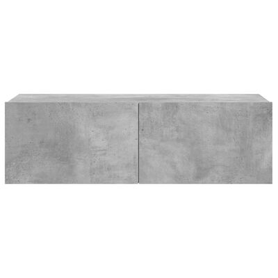 vidaXL TV omarica betonsko siva 100x30x30 cm iverna plošča