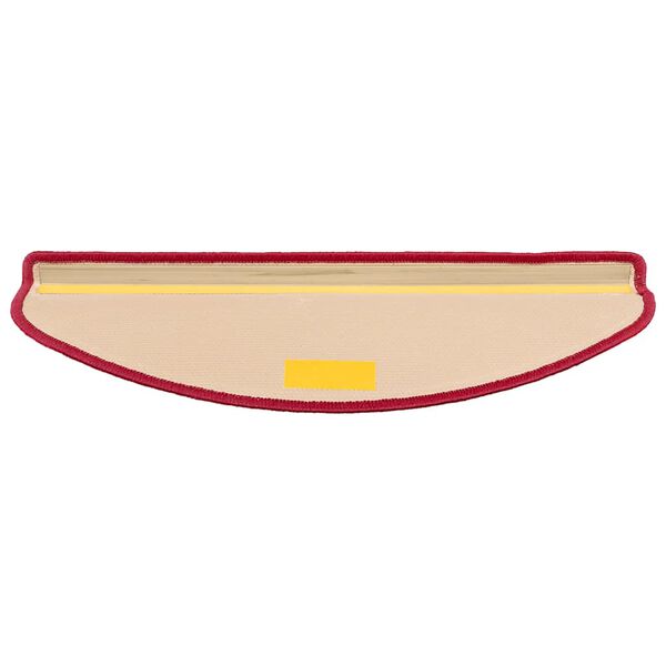 vidaXL Samolepilne preproge za stopnice 5 kosov 65x21x4 cm rdeče