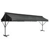 vidaXL Prostostoječa tenda 600x300 cm antracitna