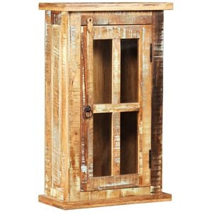 vidaXL Stenska omarica iz trdnega predelanega lesa 44x21x72 cm