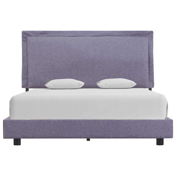 vidaXL Posteljni okvir brez vzmetnice svetlo siva tkanina 135x190 cm