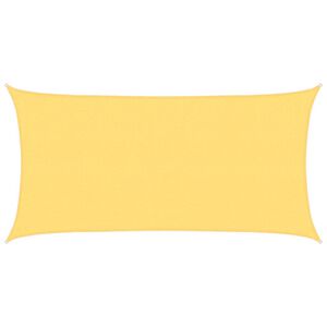 vidaXL Senčno jadro 160 g/m&sup2; bež 2x3,5 m HDPE