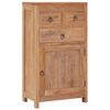 vidaXL Komoda 50x30x90 cm trdna tikovina