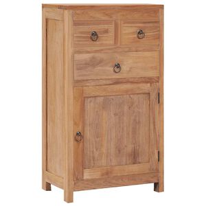 vidaXL Komoda 50x30x90 cm trdna tikovina