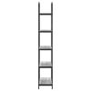 vidaXL Knjižna polica Siva Sonoma 80 x 30 x 183 cm Konstruiran les
