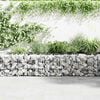 vidaXL Gabion stena iz pocinkanega jekla 630x30x50 cm