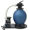 vidaXL Črpalka s pe&scaron;čenim filtrom 1000 W 16800 L/h XL