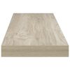 vidaXL Stenska polica barva hrasta 80x23,5x3,8 cm MDF