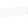 vidaXL Ograja za vrt z žeblji 12 pcs 115 x 30 cm Mesh Pocinkano jeklo