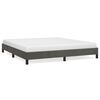 vidaXL Posteljni okvir brez vzmetnice temno siv 160x200 cm žamet