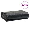 vidaXL Ponjava antracit 5x7 m 650 g/m²