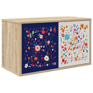 vidaXL Stenska TV omarica MAINZ 69 x 33 x 40 cm Sonoma hrast